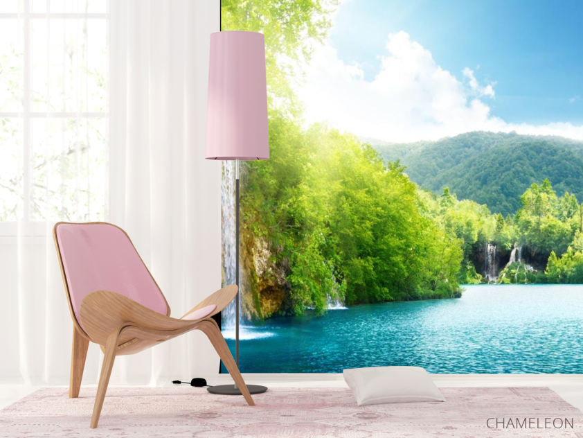 Фотошпалери водоспад у горах - 4