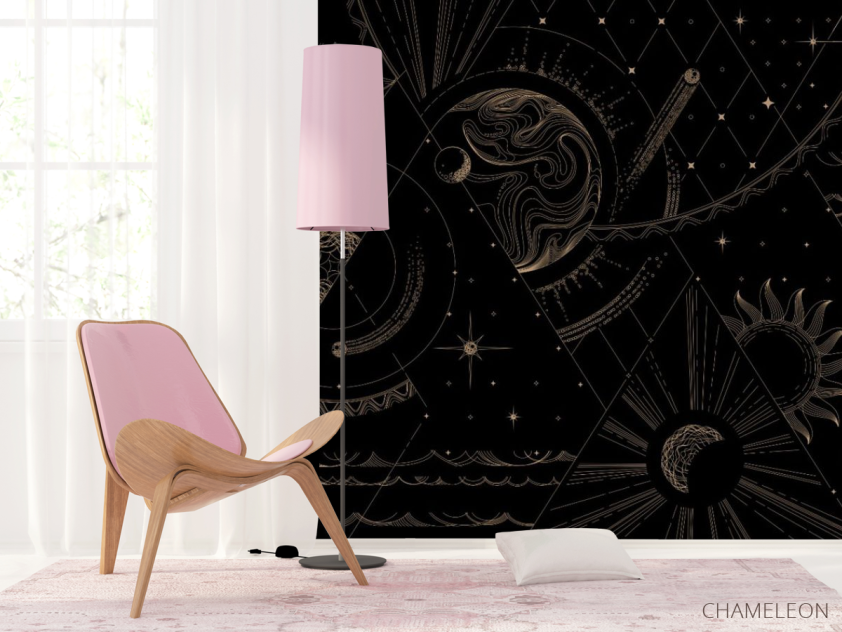 Фотошпалери Східний візерунок в стилі line art - 4