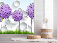 Фотошпалери квіти 3д - 2