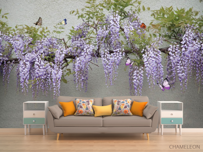 Фотообои Глициния - 1