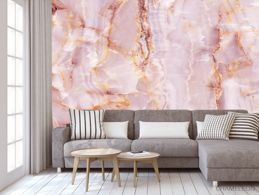 Фотообои Розовый мрамор - 3
