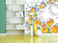 3д фотообои Фрукты - 3