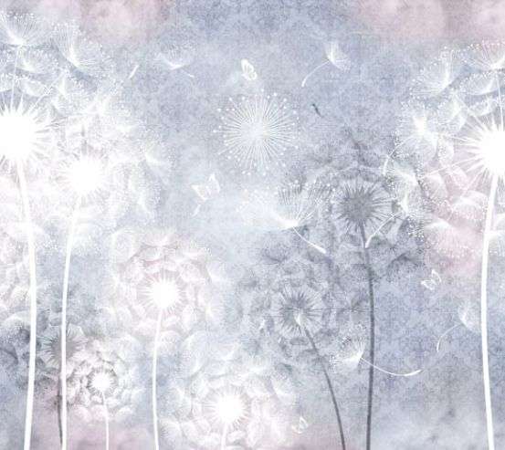 Фотошпалери векторні кульбаби Фотошпалери векторні кульбаби 30826