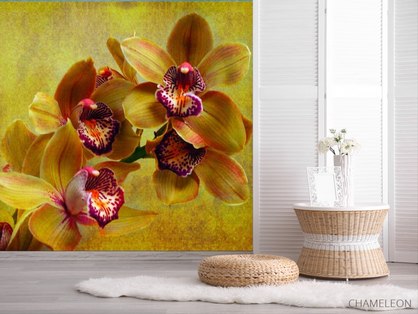 Фотошпалери Зелені квіти - 2