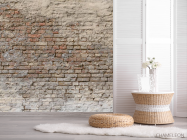 Фотошпалери Світло-рудий цегла - 2