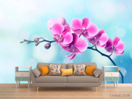 Фотообои Малиновое цветущее дерево - 1