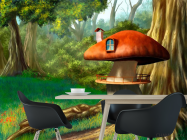 Фотошпалери Грибний будиночок - 1