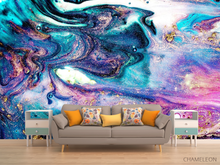 Фотообои Яркий Fluid art - 1