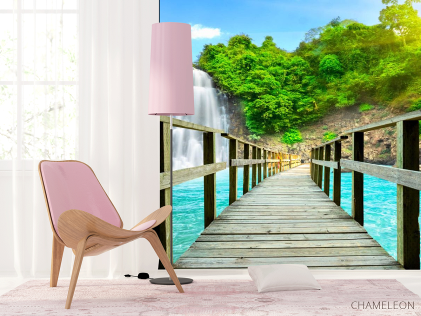 Фотошпалери Дорога до водоспаду - 4