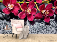Фотообои Цветы на камнях - 4