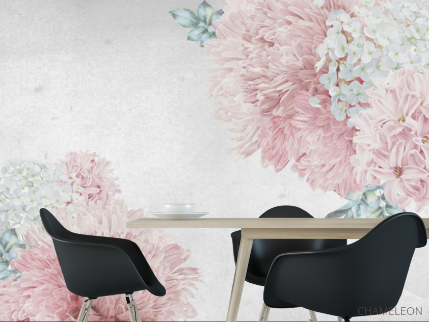 Фотошпалери Рожеві квіти - 1