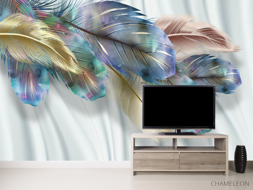 Фотообои Яркие перья - 2