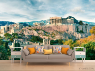 Фотообои старинные здания в горах - 1