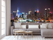 Фотообои New York, ночь, вода - 3
