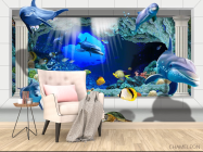 Фотообои дельфины - 4