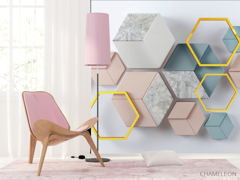 Фотошпалери 3Д, геометрія - 4