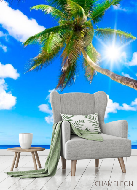 Фотообои Полдень, море, пальмы - 3
