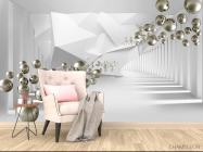 Фотообои Стереоскопические фигуры - 4