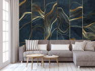 Фотообои золотые линии - 3