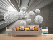 Фотообои Шары в тоннеле - 1