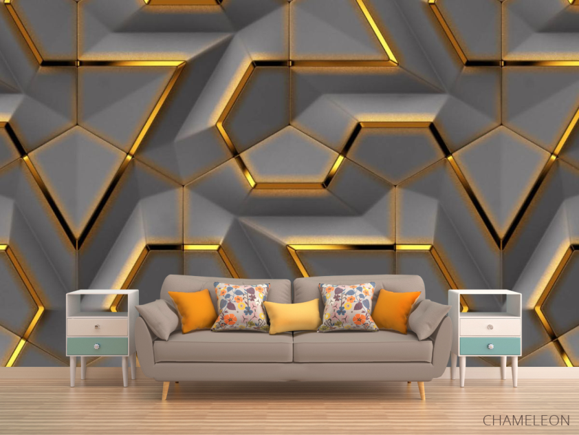 Фотообои 3д стенка - 1