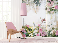 Фотошпалери квіти і листя - 4