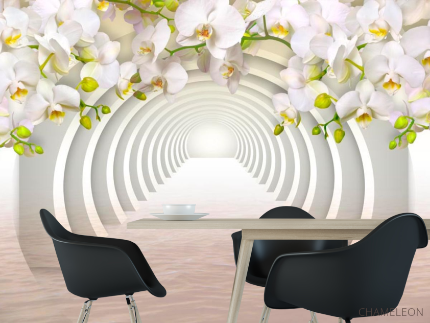 Фотошпалери Орхідеї 3д - 1