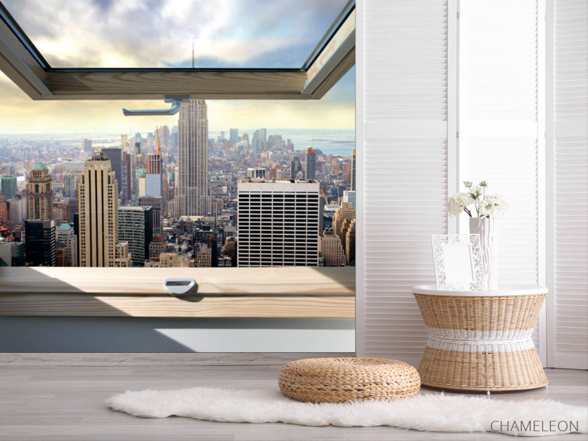 Фотошпалери Вид на сучасний місто - 2