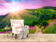 Фотообои Спуск, гора, зелень - 4