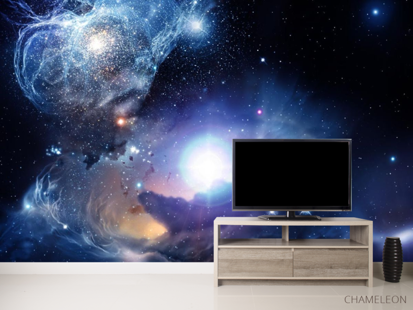 Фотообои космос с яркой звездой - 2