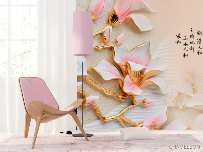 Фотошпалери Керамічні квіти - 4