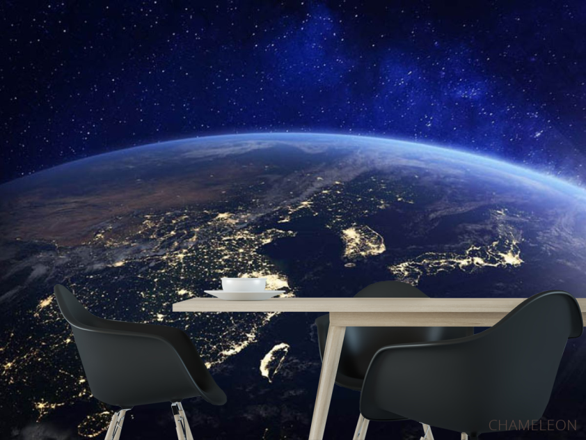 Фотошпалери Вид на землю з космосу - 1