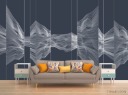 Фотообои Абстракция в стиле line art - 1