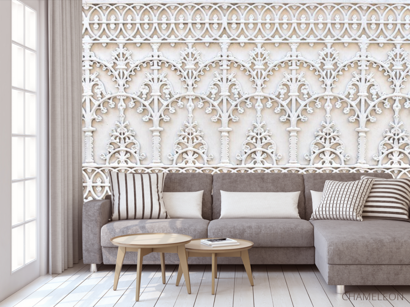 Фотообои 3д стена барельеф - 3