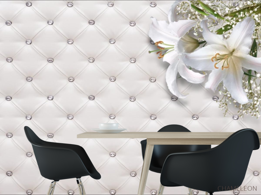 Фотошпалери 3D лілії - 1