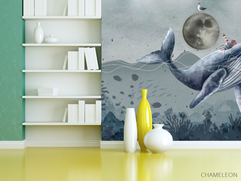 Фотошпалери Синій кит - 3