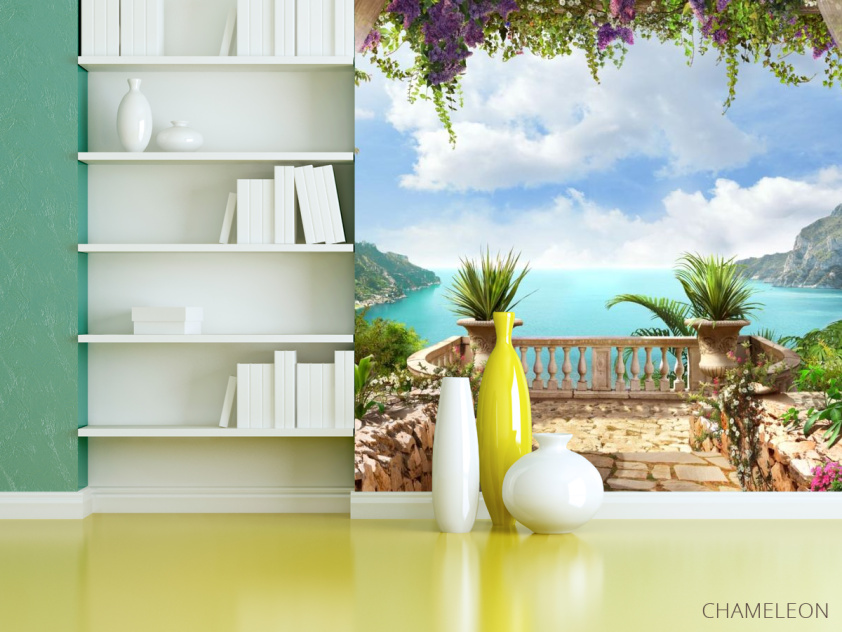 Фотошпалери Вид на море з балкона - 3