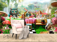 Фотообои Алиса в стране чудес - 4