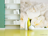 Фотошпалери білі півонії - 3