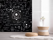 Фотошпалери Формули на чорному тлі - 2