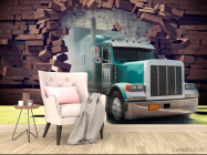 Фотообои Грузовик 3Д - 4
