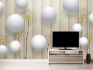 Фотообои 3D одуванчики - 2