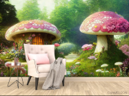 Фотообои Сказочные грибки - 4