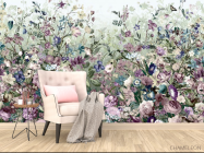 Фотообои Цветочная стенка - 4