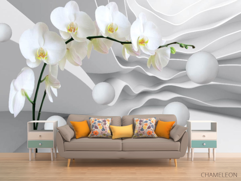 Фотообои Орхидея 3д - 1