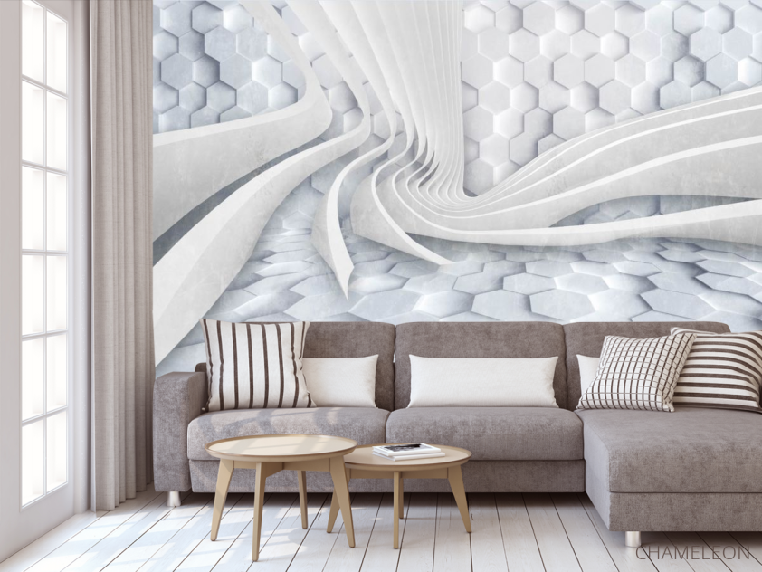 Фотообои 3д геометрия - 3