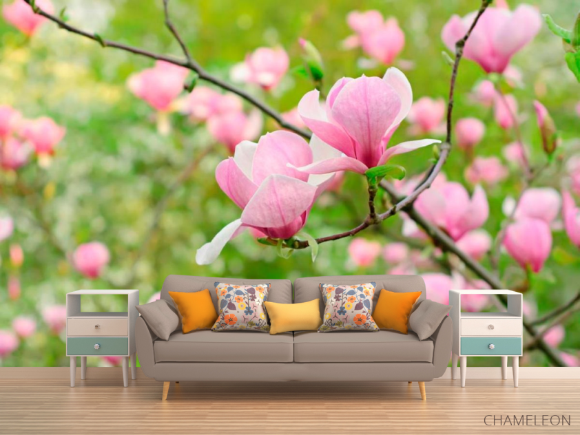 Фотообои Розовый имбирь - 1