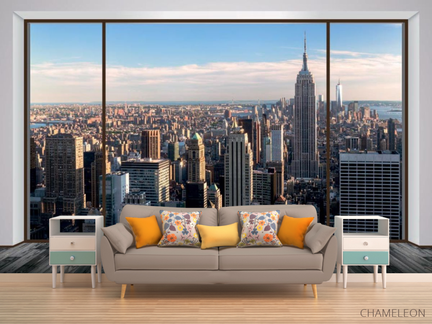 Фотообои Вид из окна, город - 1