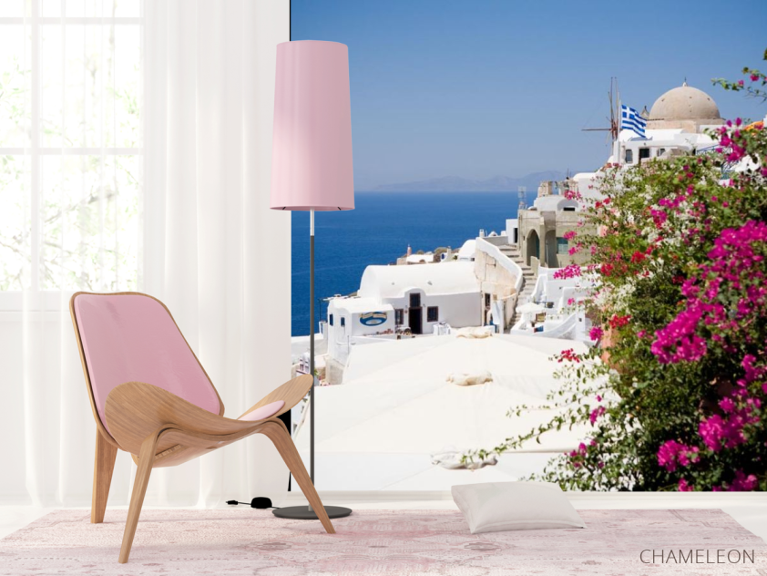 Фотошпалери білий дім над морем - 4