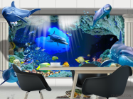 Фотошпалери Дельфіни - 1